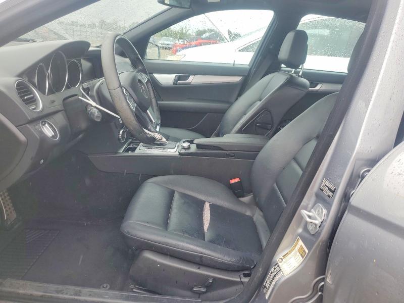 2012 Mercedes-benz C class VIN WDDGF4HB3CA640704 COPART salvage auction — FRONT END, Ca - Salvage Certificate, sold $1,550 on 2026-07-07 (photo 7)