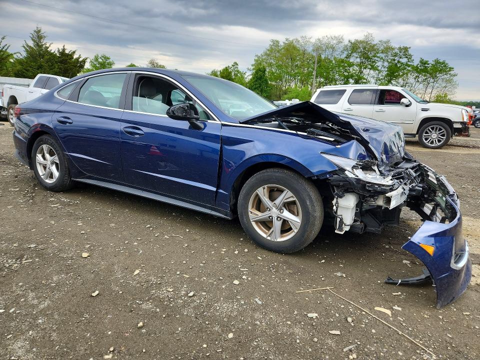 2021 Hyundai Sonata VIN 5NPEG4JA5MH086446 COPART salvage auction — FRONT END, Nj - Cert Of Title-Salvage, sold $2,050 on 2026-07-20 (photo 4)