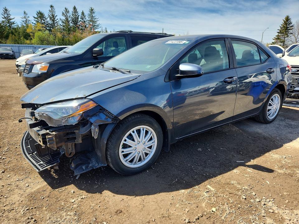 2017 Toyota Corolla VIN 2T1BURHEXHC859941 COPART salvage auction — FRONT END, ON - PERMIT NO BRAND - UNFIT, sold $4,500 on 2026-07-23 (photo 1)