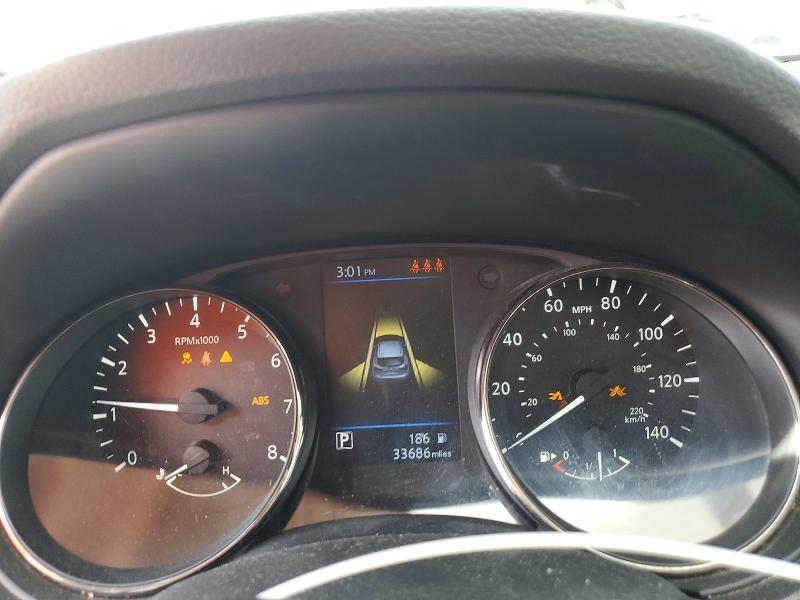 2020 Nissan Rogue VIN JN1BJ1CV6LW552433 COPART salvage auction — FRONT END, Tn - Salvage Certificate, sold $3,900 on 2026-07-29 (photo 9)