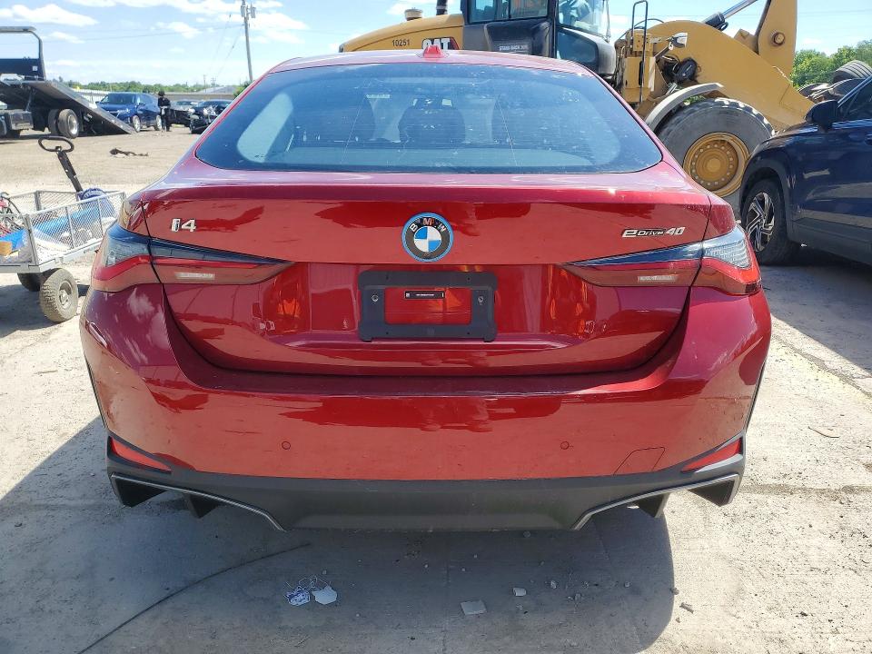 2025 BMW I4 VIN WBY23HD02SFV62036 COPART salvage auction — FRONT END, Ky - Cert Of Title-Salvage, sold $12,400 on 2026-08-19 (photo 6)