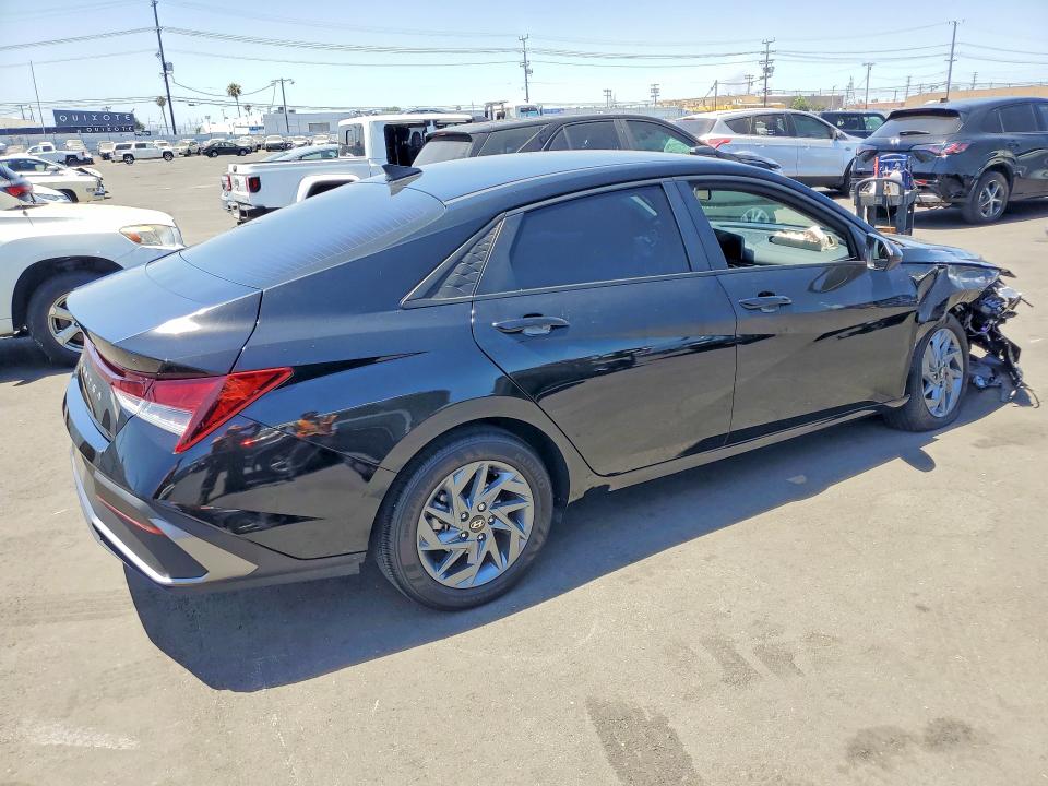 2024 Hyundai Elantra VIN KMHLM4DG2RU844039 COPART salvage auction — FRONT END, Ca - Salvage Certificate, sold $3,100 on 2026-07-08 (photo 3)