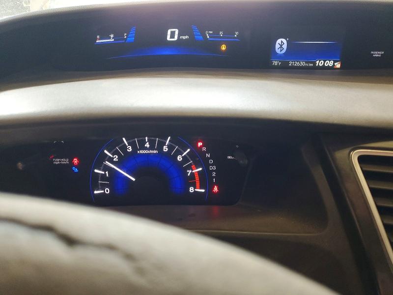 2013 Honda VIN 19XFB2F55DE292728 COPART salvage auction — FRONT END, Tx - Certificate Of Title, sold $1,750 on 2026-07-10 (photo 9)