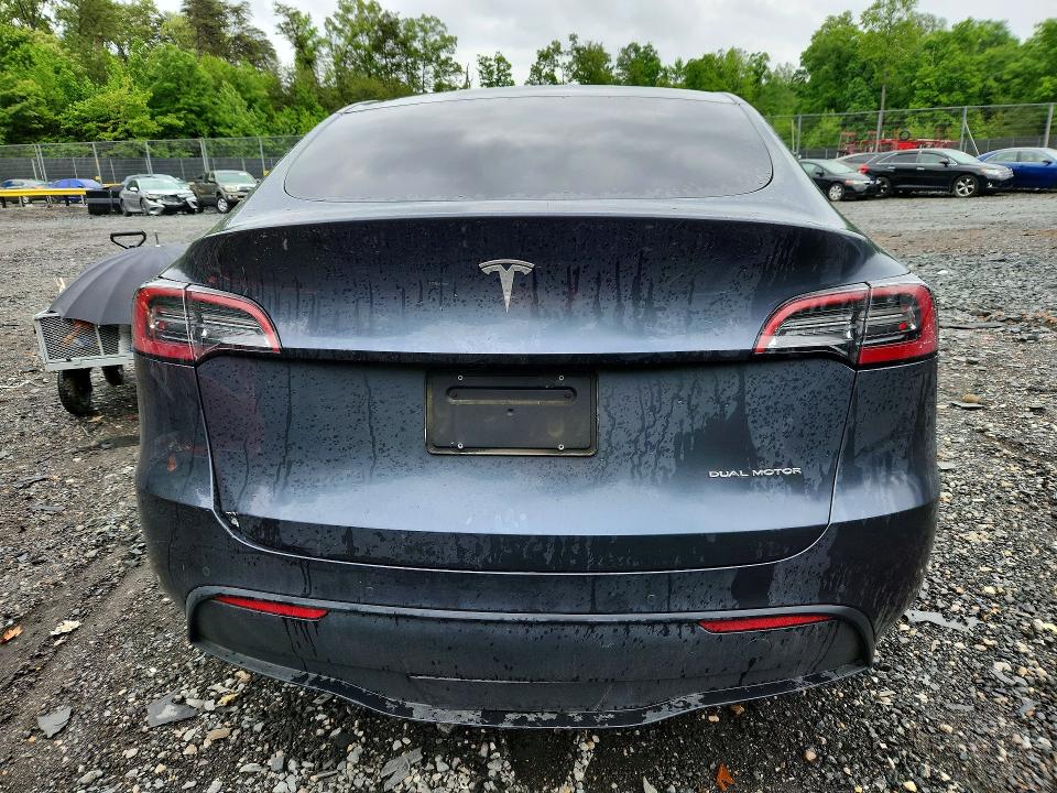 2021 Tesla Model y VIN 5YJYGDEE1MF248050 COPART salvage auction — SIDE, MD - CERT OF SALVAGE > 75% DAMAGE, sold $300 on 2026-07-31 (photo 6)