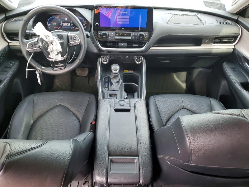 2024 Toyota Highlander VIN 5TDAAAA53RS007231 COPART salvage auction — FRONT END, Ca - Salvage Certificate, sold $27,500 on 2026-07-20 (photo 8)