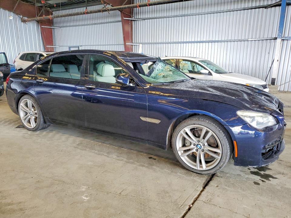 2015 BMW 7 series VIN WBAYE4C56FD947285 COPART salvage auction — FRONT END, CA - SALVAGE CERTIFICATE, sold $1,200 on 2026-07-20 (photo 4)