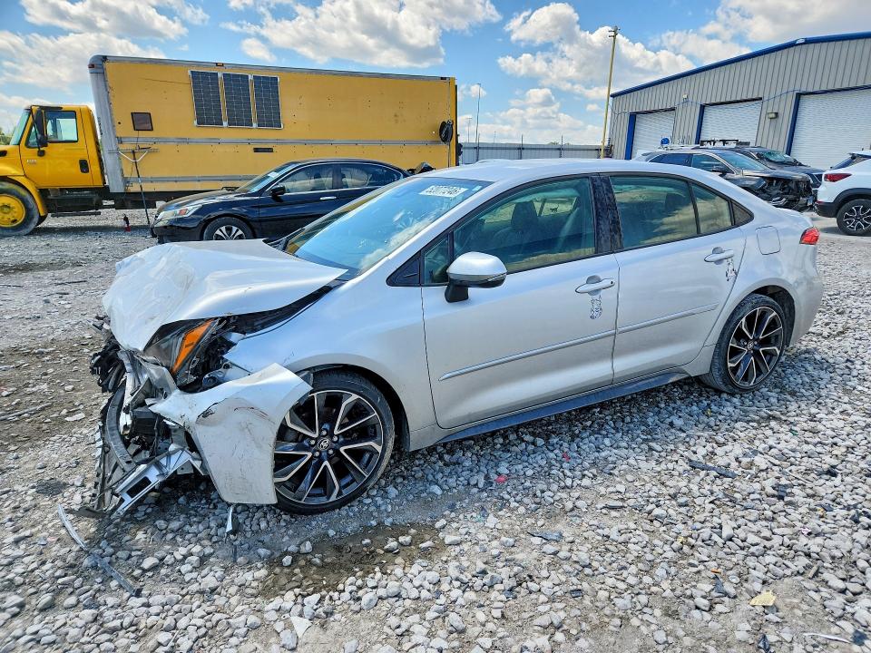 2022 Toyota Corolla VIN JTDS4MCEXN3510230 COPART salvage auction — FRONT END, Il - Salvage Certificate, sold $3,250 on 2026-07-08 (photo 1)