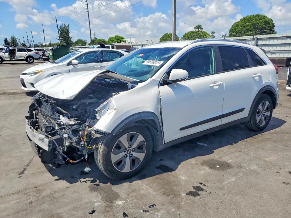 2017 Kia Niro VIN KNDCC3LC8H5041907 COPART salvage auction — FRONT END, Fl - Cert Of Title Slvg Rebuildable, sold $825 on 2026-07-06 (photo 1)