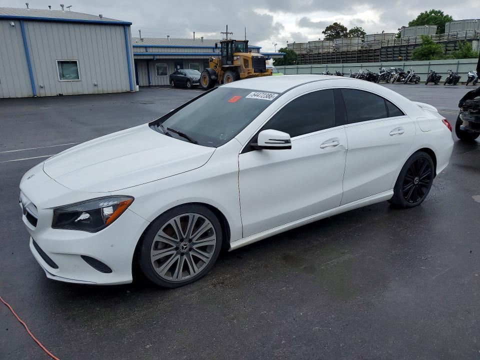 2018 Mercedes-benz VIN WDDSJ4EB8JN654133 COPART salvage auction — MECHANICAL, Ok - Certificate Of Title (P), sold $2,350 on 2026-07-22 (photo 1)