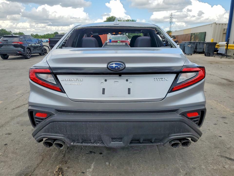 2023 Subaru Wrx VIN JF1VBAA66P9824430 COPART salvage auction — ROLLOVER, Fl - Certificate Of Destruction, sold $4,200 on 2026-07-02 (photo 6)