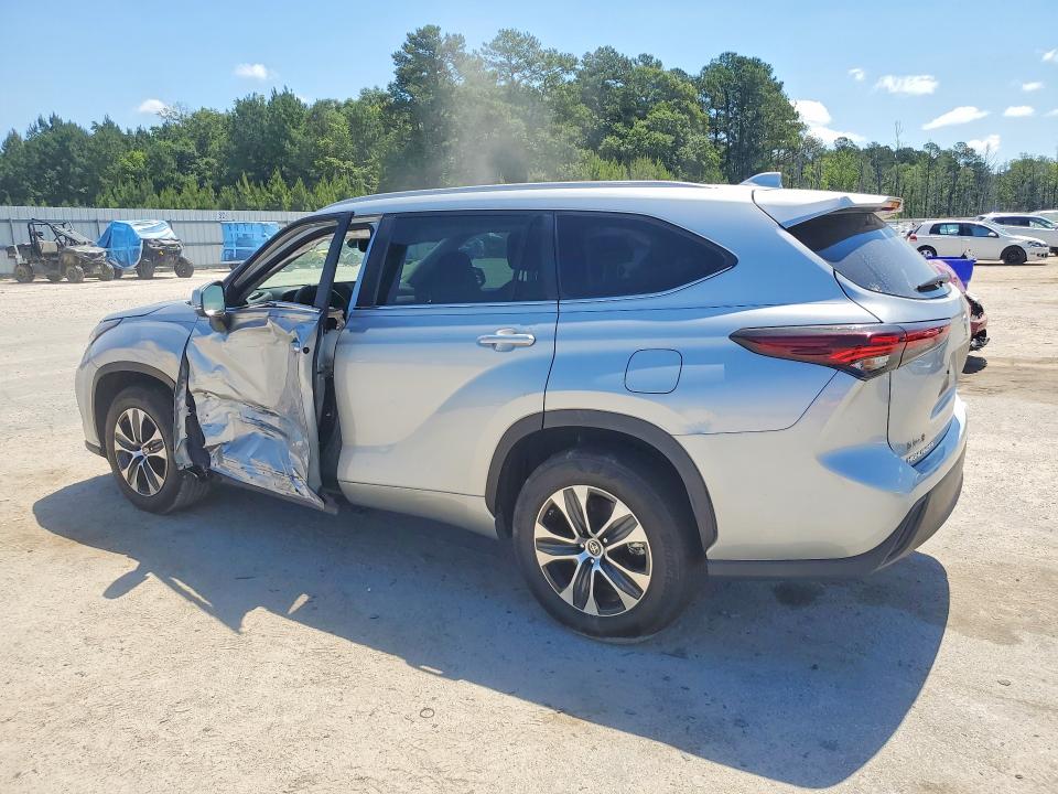 2024 Toyota Highlander VIN 5TDKARAH0RS530607 COPART salvage auction — SIDE, Sc - Cert Of Title-Salvage, sold $16,800 on 2026-07-13 (photo 2)