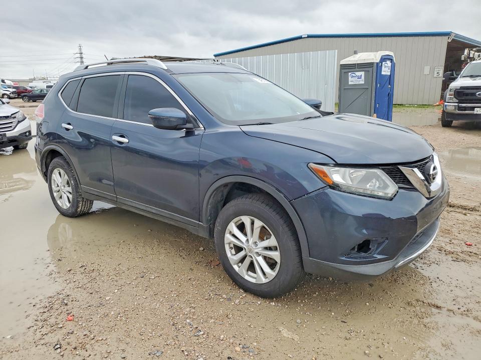 2016 Nissan Rogue VIN KNMAT2MT9GP679201 COPART salvage auction — FRONT END, Tx - Salvage Vehicle Title, sold $150 on 2026-07-24 (photo 4)