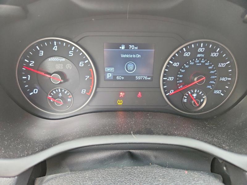 2018 Kia VIN KNAE15LA1J6017602 COPART salvage auction — UNDERCARRIAGE, OR - SALVAGE TITLE CERTIFICATE, sold $1,600 on 2026-07-27 (photo 9)
