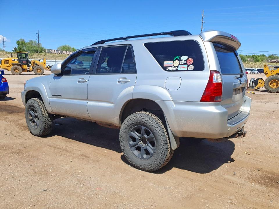 2006 Toyota 4runner VIN JTEBT17R068029370 COPART salvage auction — UNDERCARRIAGE, Me - Dis/Dlr/Exp Only Clean Title, sold $2,800 on 2026-07-29 (photo 2)