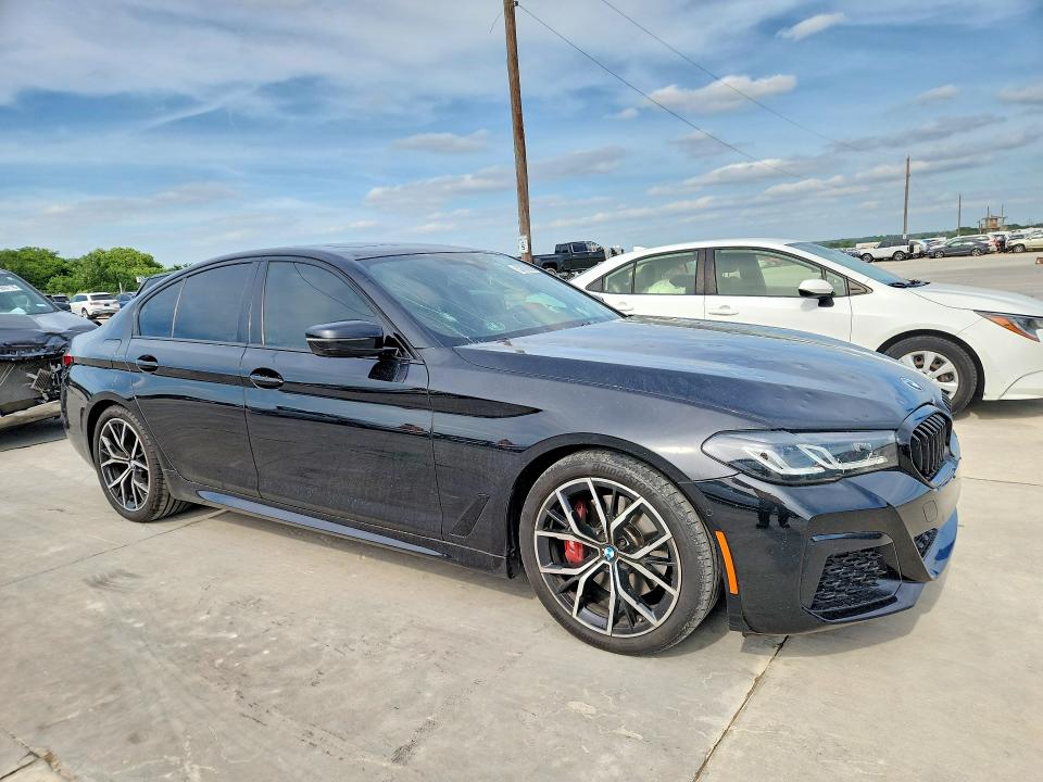 2022 BMW 5er VIN WBA53BH00NWX82055 COPART salvage auction — HAIL, Tx - Certificate Of Title, sold $15,100 on 2026-07-02 (photo 4)