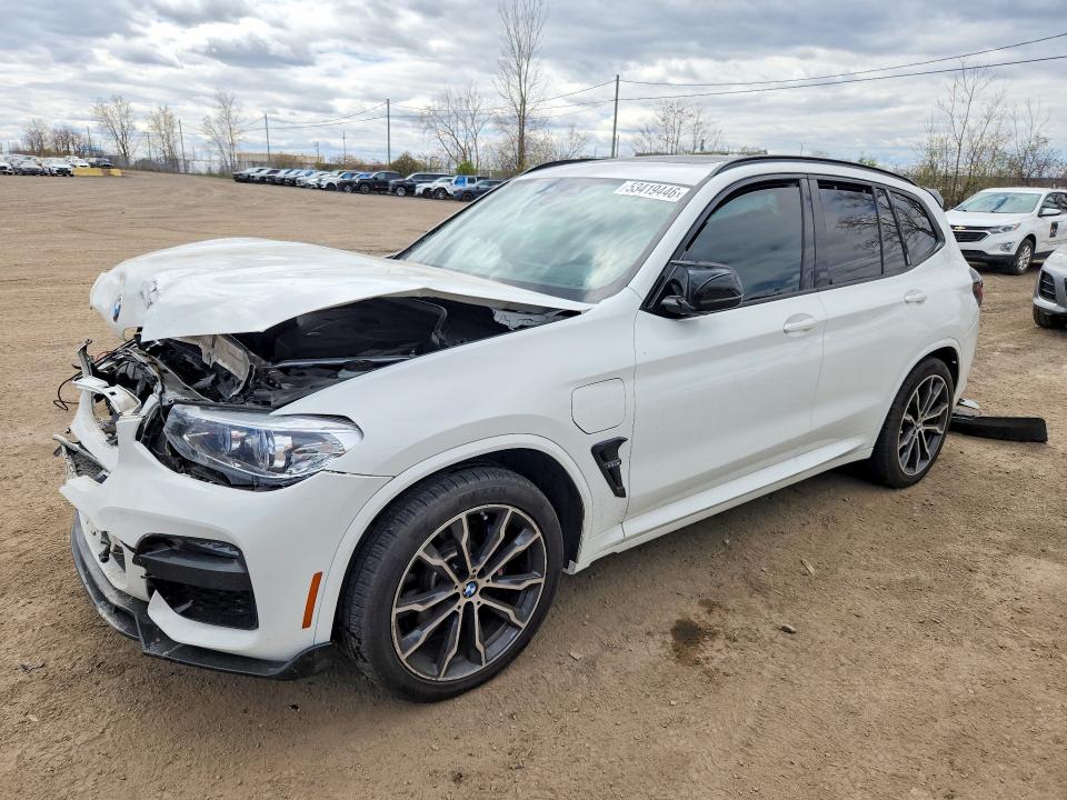 2021 BMW X3 VIN 5UXTS1C03M9H77414 COPART salvage auction — FRONT END, Qc - Gravement Accidente, sold $5,700 on 2026-07-21 (photo 1)