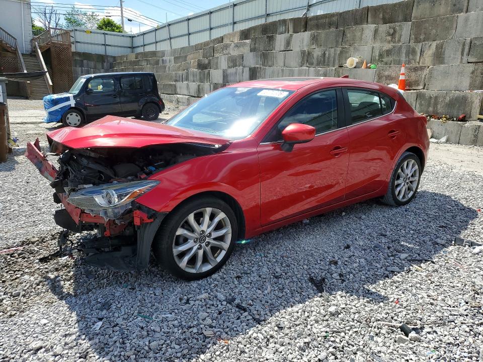 2016 Mazda 3 VIN JM1BM1N32G1349543 COPART salvage auction — FRONT END, Ky - Cert Of Title-Salvage, sold $875 on 2026-07-02 (photo 1)