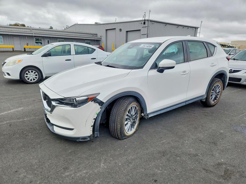 2018 Mazda VIN JM3KFABM3J1445705 COPART salvage auction — FRONT END, Ca - Salvage Certificate, sold $2,150 on 2026-07-22 (photo 1)