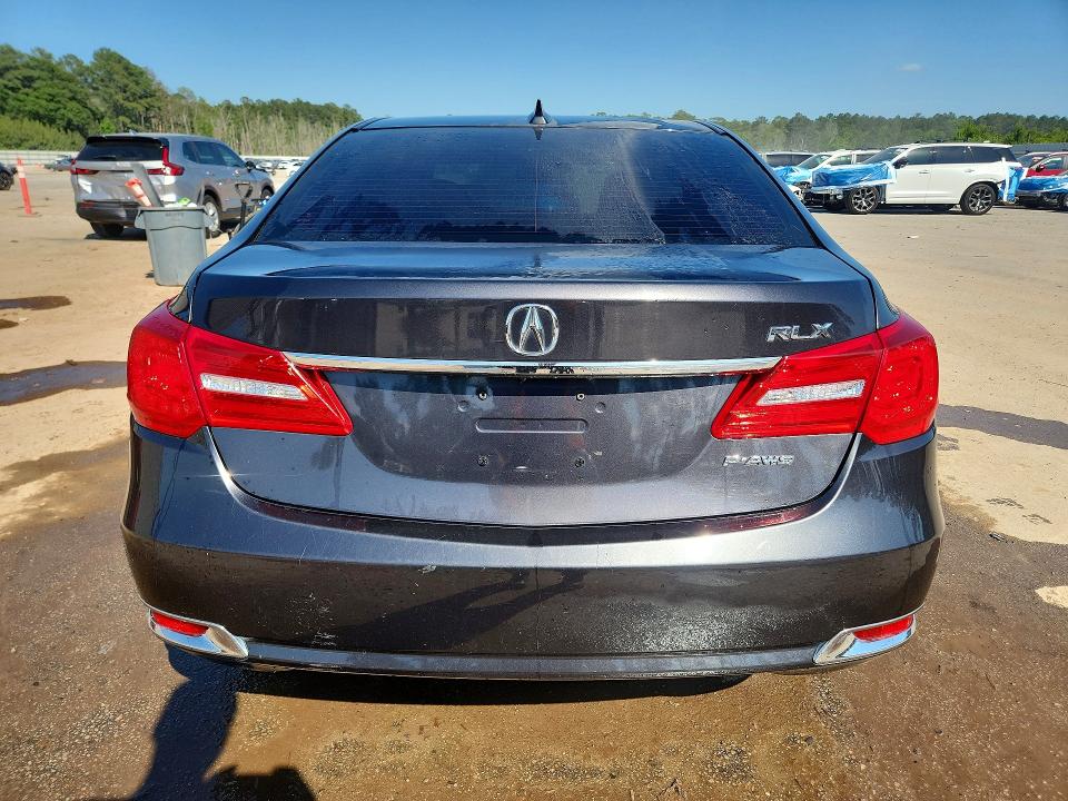 2014 Acura RLX VIN JH4KC1F57EC007329 COPART salvage auction — REAR END, Sc - Cert Of Title-Salvage, sold $2,650 on 2026-07-13 (photo 6)