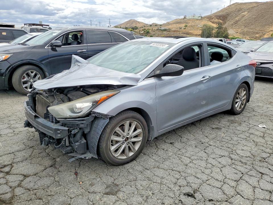 2015 Hyundai VIN 5NPDH4AE6FH599378 COPART salvage auction — VANDALISM, Ca - Salvage Certificate, sold $675 on 2026-07-02 (photo 1)