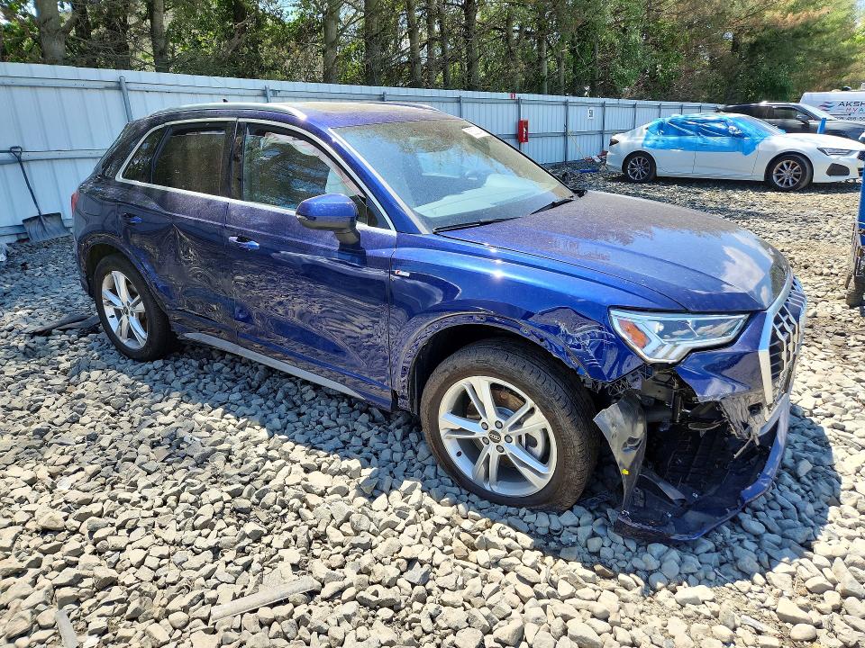 2024 Audi Q3 VIN WA1DECF31R1159312 COPART salvage auction — SIDE, Nj - Cert Of Title-Salvage, sold $6,700 on 2026-08-03 (photo 4)