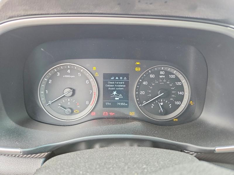 2020 Hyundai VIN KM8J33AL9LU222728 COPART salvage auction — FRONT END, Il - Salvage Certificate, sold $2,750 on 2026-07-29 (photo 9)