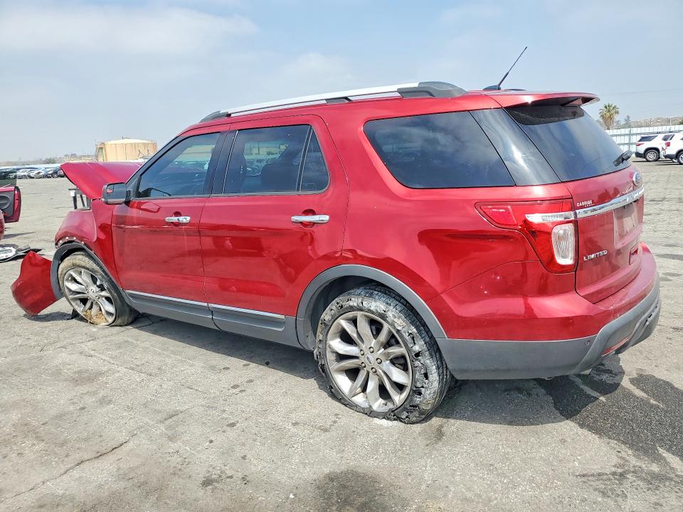 2013 Ford Explorer VIN 1FM5K7F87DGA17683 COPART salvage auction — FRONT END, Ca - Salvage Certificate, sold $250 on 2026-07-09 (photo 2)