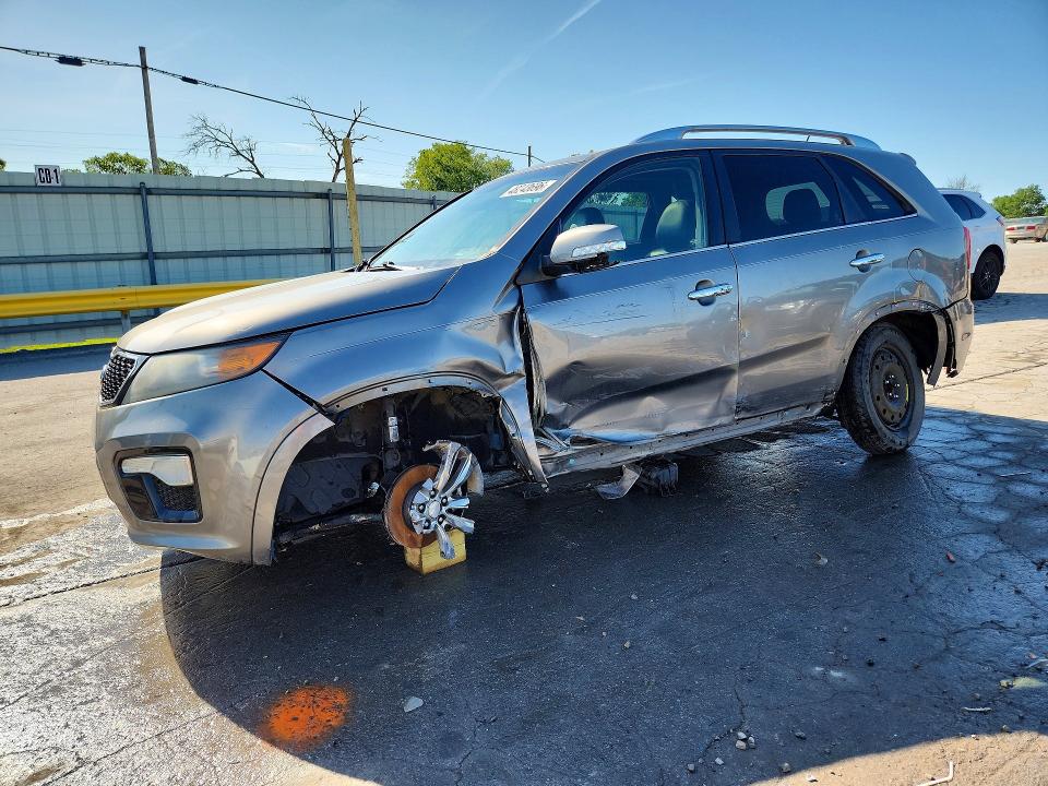 2013 Kia Sorento VIN 5XYKW4A21DG397524 COPART salvage auction — FRONT END, Tn - Salvage Certificate, sold $850 on 2026-07-13 (photo 1)