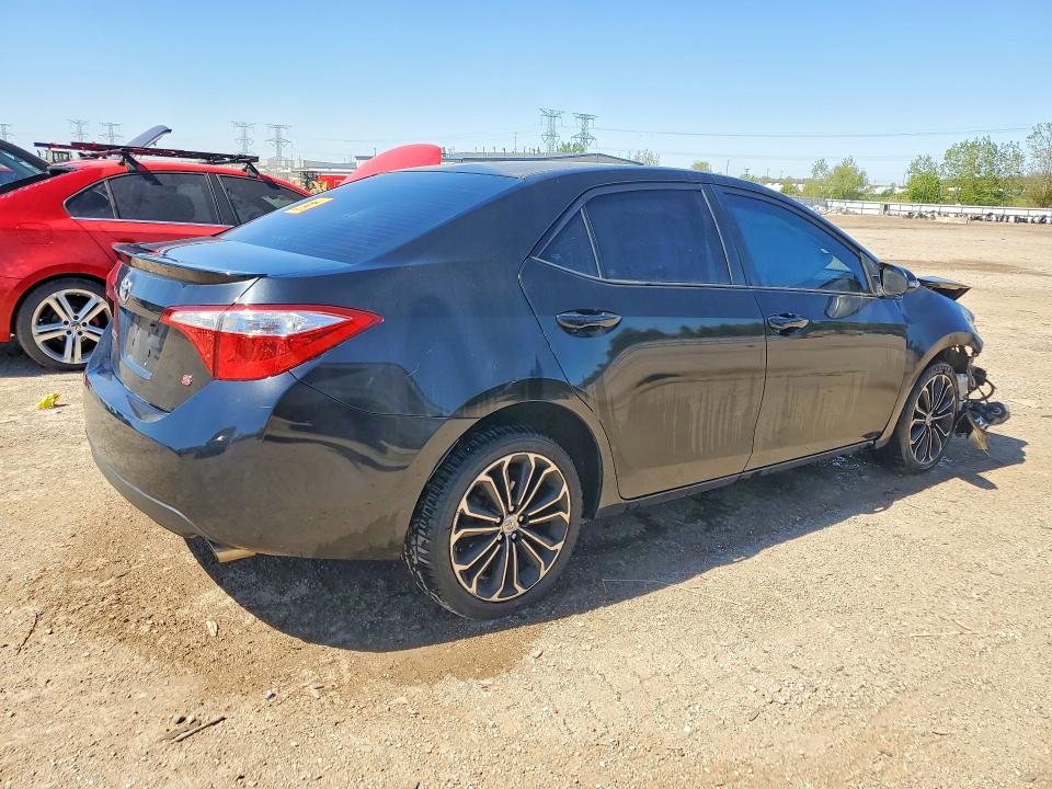 2015 Toyota Corolla VIN 5YFBURHE3FP301555 COPART salvage auction — FRONT END, Il - Salvage Certificate, sold $1,700 on 2026-07-16 (photo 3)