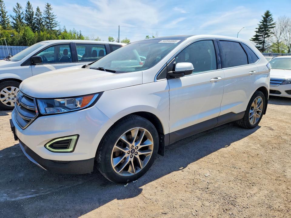 2015 Ford Edge VIN 2FMTK4K81FBB86281 COPART salvage auction — MINOR DENT/SCRATCHES, On - Permit No Brand - Unfit, sold $600 on 2026-07-03 (photo 1)