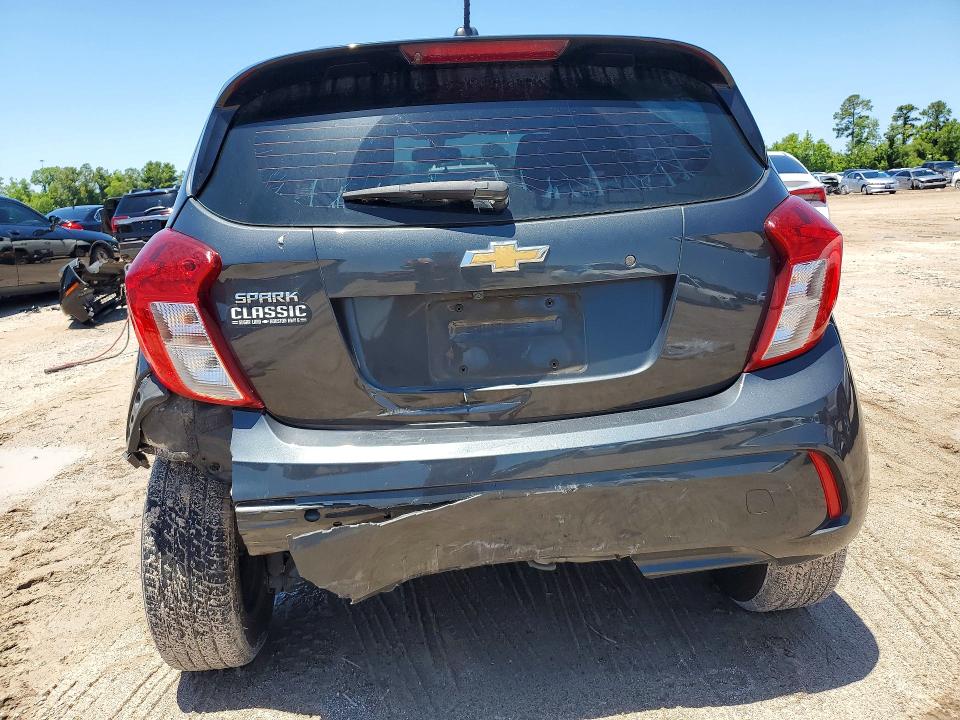 2021 Chevrolet Spark VIN KL8CB6SA5MC221624 COPART salvage auction — REAR END, Tx - Salvage Vehicle Title, sold $1,100 on 2026-07-24 (photo 6)
