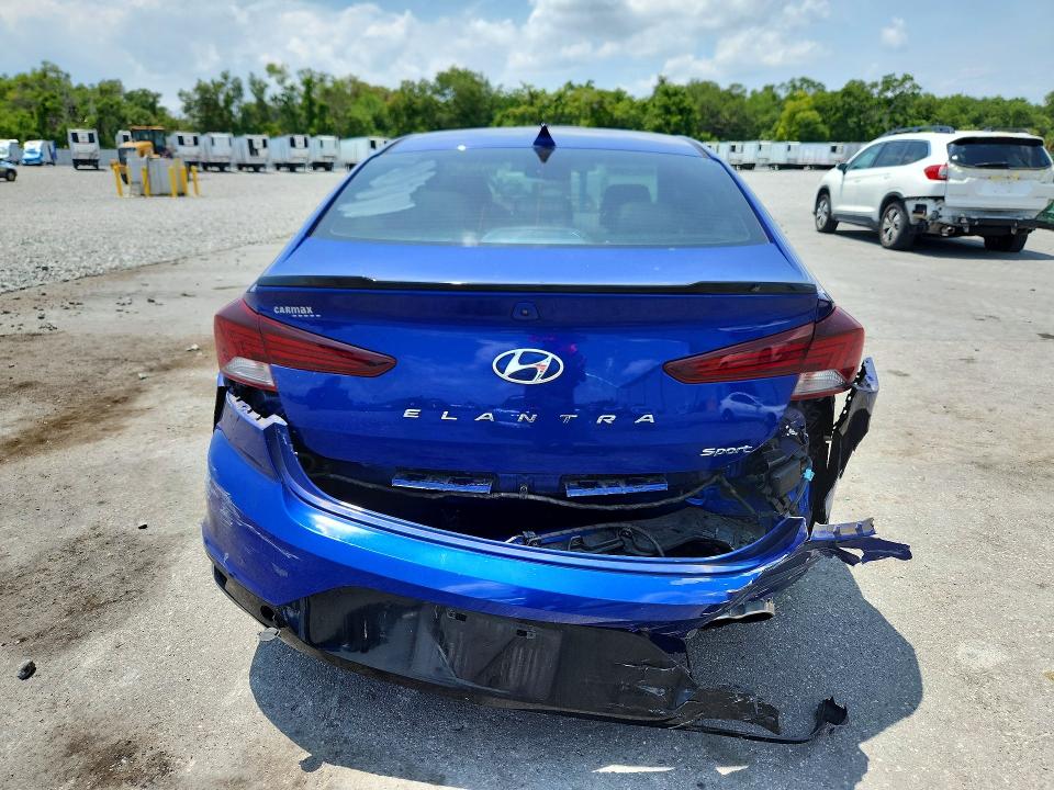 2020 Hyundai VIN KMHD04LB0LU041775 COPART salvage auction — REAR END, Fl - Certificate Of Destruction, sold $3,150 on 2026-07-13 (photo 6)