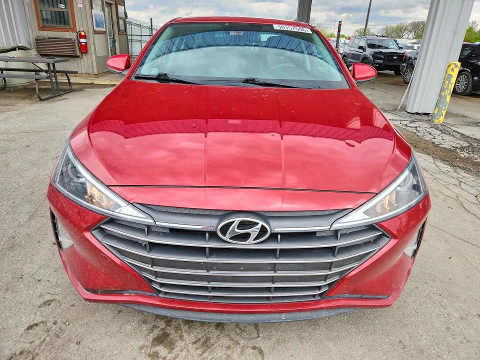 2020 Hyundai Elantra VIN KMHD84LF7LU022345 COPART salvage auction — HAIL, In - Cert Of Title-Salvage Title, sold $3,600 on 2026-07-20 (photo 5)