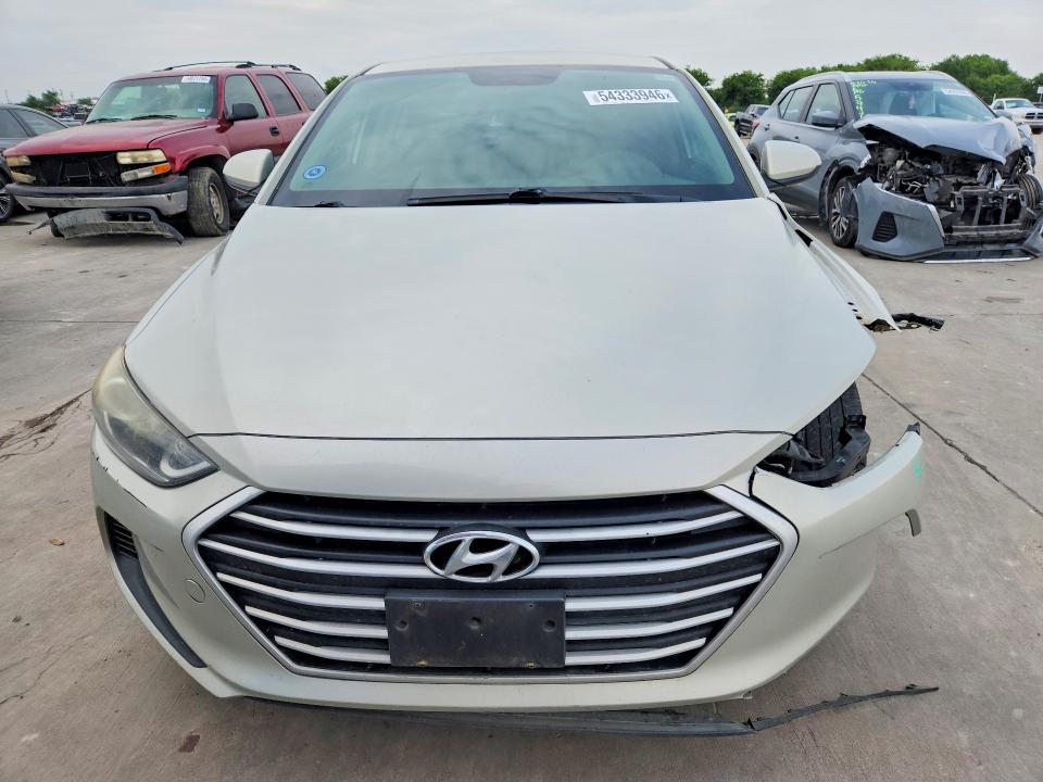 2017 Hyundai Elantra VIN KMHD84LF8HU382862 COPART salvage auction — HAIL, Tx - Salvage Vehicle Title, sold $1,750 on 2026-07-06 (photo 5)
