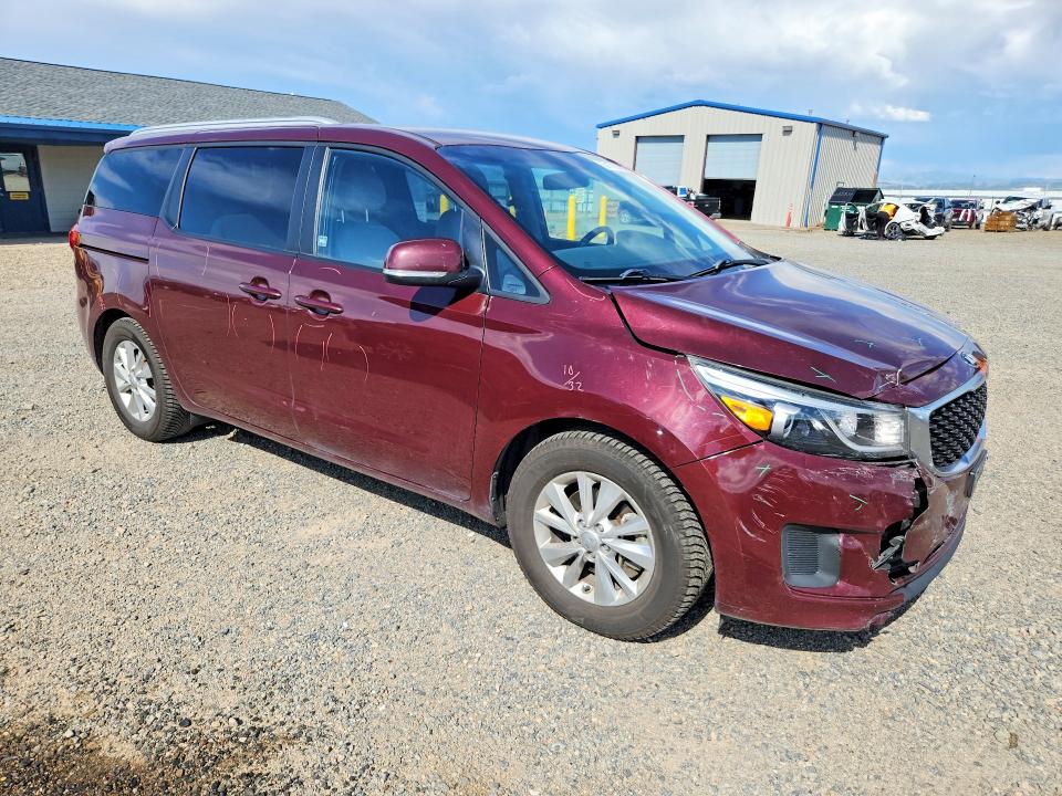 2015 Kia SEDONA VIN KNDMB5C18F6040054 COPART salvage auction — FRONT END, Mt - Salvage Certificate Of A Vehic, sold $1,050 on 2026-07-07 (photo 4)