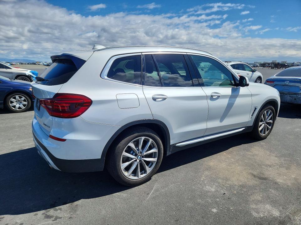 2019 BMW X3 VIN 5UXTR7C53KLR51330 COPART salvage auction — UNDERCARRIAGE, Ca - Salvage Certificate, sold $8,900 on 2026-07-15 (photo 3)