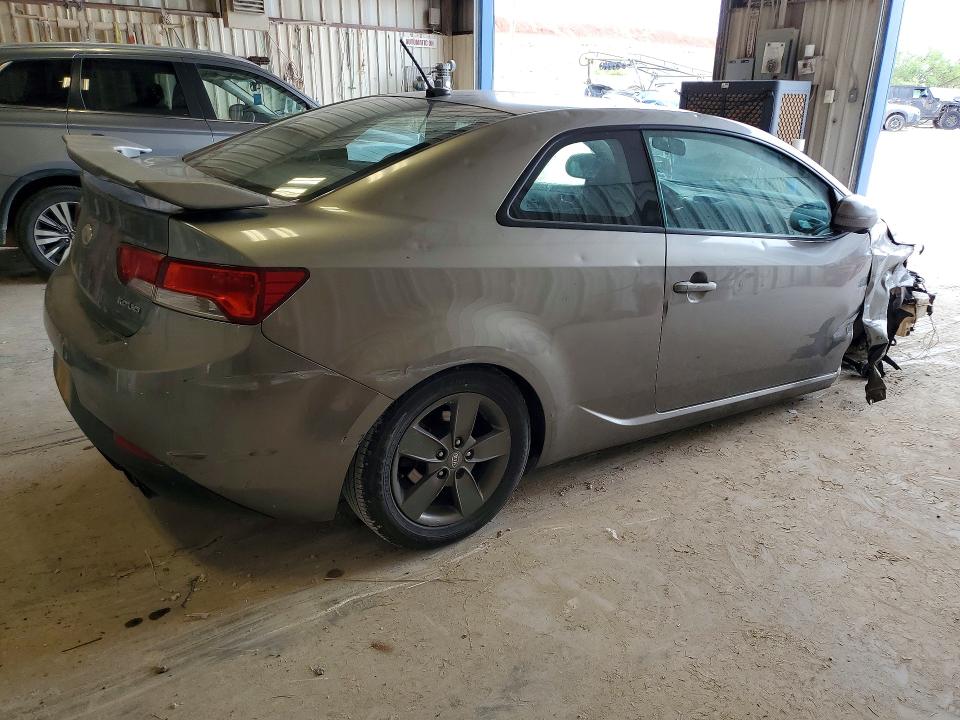 2012 Kia Forte VIN KNAFU6A24C5487371 COPART salvage auction — FRONT END, Tx - Salvage Vehicle Title, sold $60 on 2026-07-31 (photo 3)