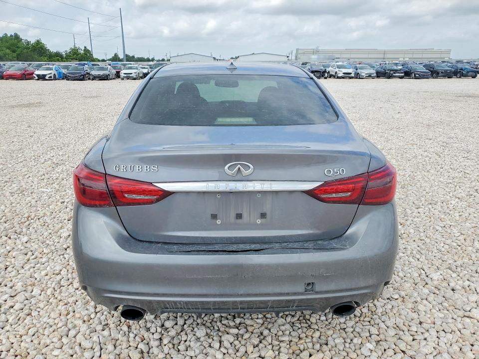 2019 Infiniti Q50 VIN JN1EV7AP3KM518193 COPART salvage auction — SIDE, Tx - Salvage Vehicle Title, sold $4,300 on 2026-07-02 (photo 6)