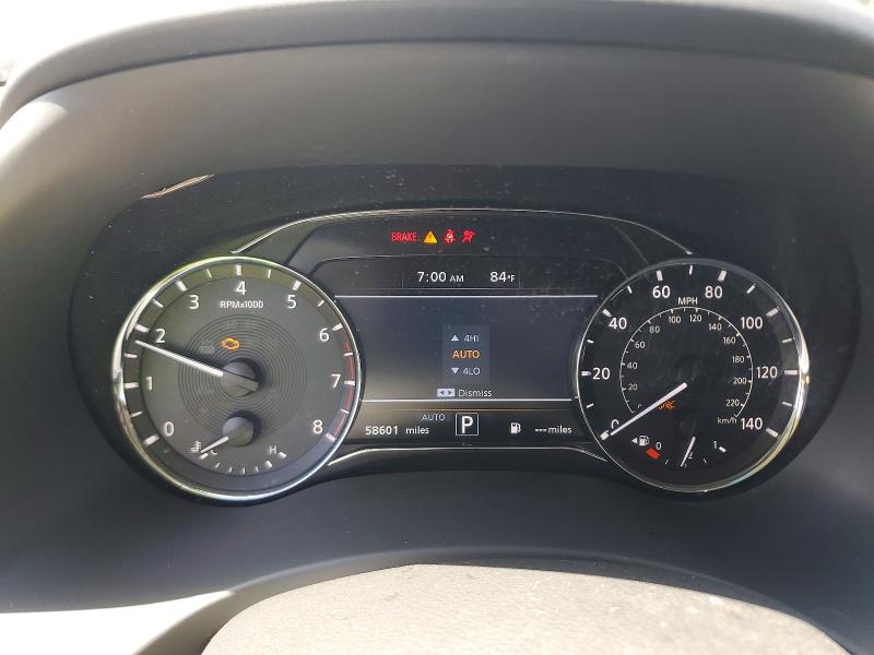 2024 Infiniti Qx80 VIN JN8AZ2AC0R9500316 COPART salvage auction — ROLLOVER, Fl - Certificate Of Destruction, sold $9,200 on 2026-07-09 (photo 9)