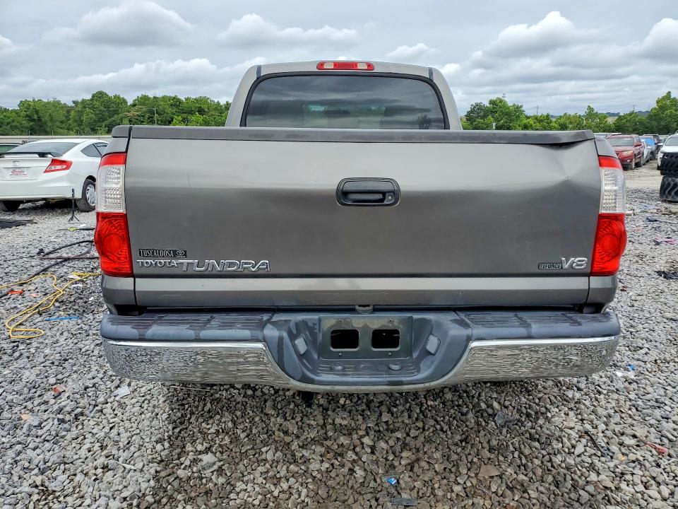 2006 Toyota Tundra VIN 5TBET34186S562440 COPART salvage auction — REAR END, AL - CERT OF TITLE-SALVAGE TITLE, sold $4,100 on 2026-07-07 (photo 6)