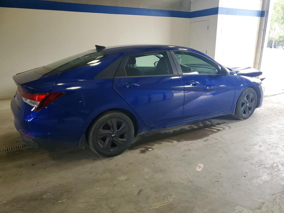 2022 Hyundai Elantra VIN 5NPLM4AG0NH060018 COPART salvage auction — FRONT END, Va - Cert Of Title - Salvage, sold $2,300 on 2026-07-10 (photo 3)