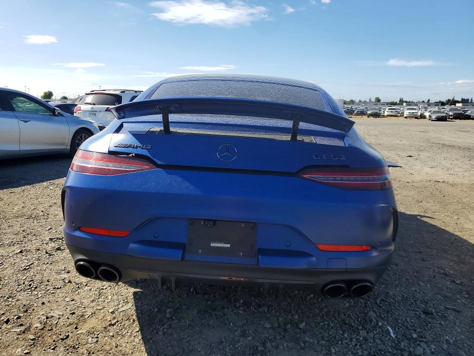 2022 Mercedes-benz AMG GT VIN W1K7X6BB7NA053698 COPART salvage auction — FRONT END, Ca - Salvage Certificate, sold $18,600 on 2026-07-02 (photo 6)