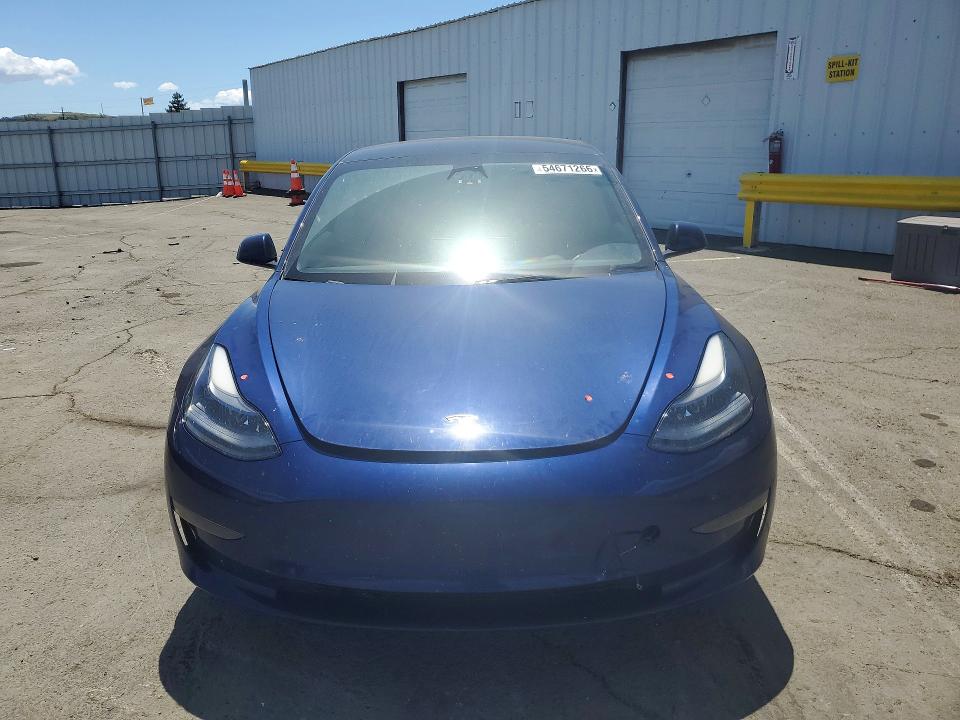 2023 Tesla Model 3 VIN 5YJ3E1EA9PF653783 COPART salvage auction — REAR END, Ca - Salvage Certificate, sold $6,100 on 2026-07-17 (photo 5)