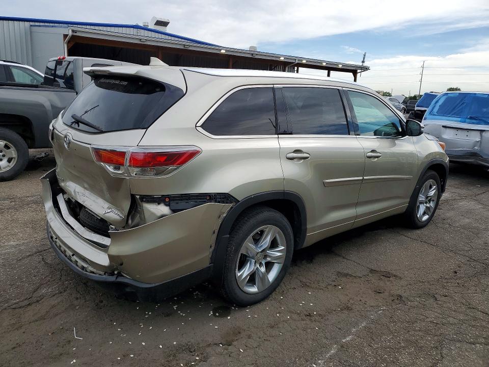 2015 Toyota VIN 5TDDKRFH9FS208137 COPART salvage auction — REAR END, Co - Salvage Title, sold $1,100 on 2026-07-28 (photo 3)