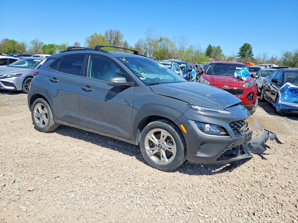 2023 Hyundai Kona VIN KM8K3CAB4PU982812 COPART salvage auction — FRONT END, Ny - Mv-907A Salvage Certificate, sold $3,900 on 2026-07-29 (photo 4)