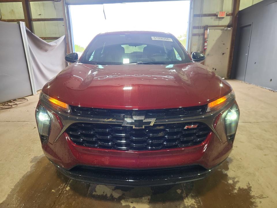 2025 Chevrolet Trax VIN KL77LGEP4SC053545 COPART salvage auction — HAIL, Oh - Cert Of Title-Salvage, sold $10,000 on 2026-07-02 (photo 5)