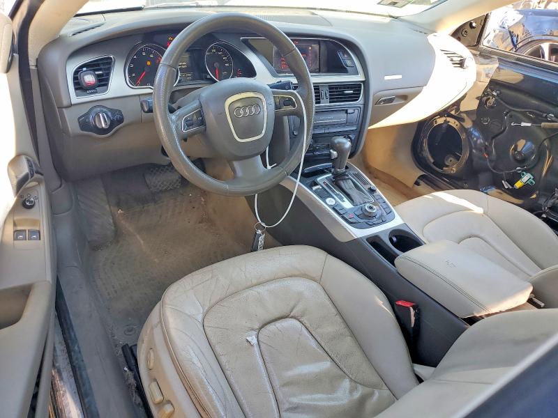 2012 Audi A5 VIN WAULFAFRXCA002955 COPART salvage auction — SIDE, Il - Salvage Certificate, sold $775 on 2026-07-07 (photo 8)