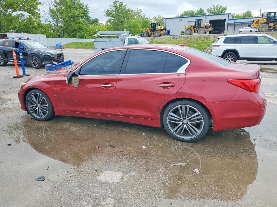 2015 Infiniti VIN JN1BV7APXFM341831 COPART salvage auction — SIDE, Mo - Salvage Certificate Of Title, sold $2,450 on 2026-07-07 (photo 2)