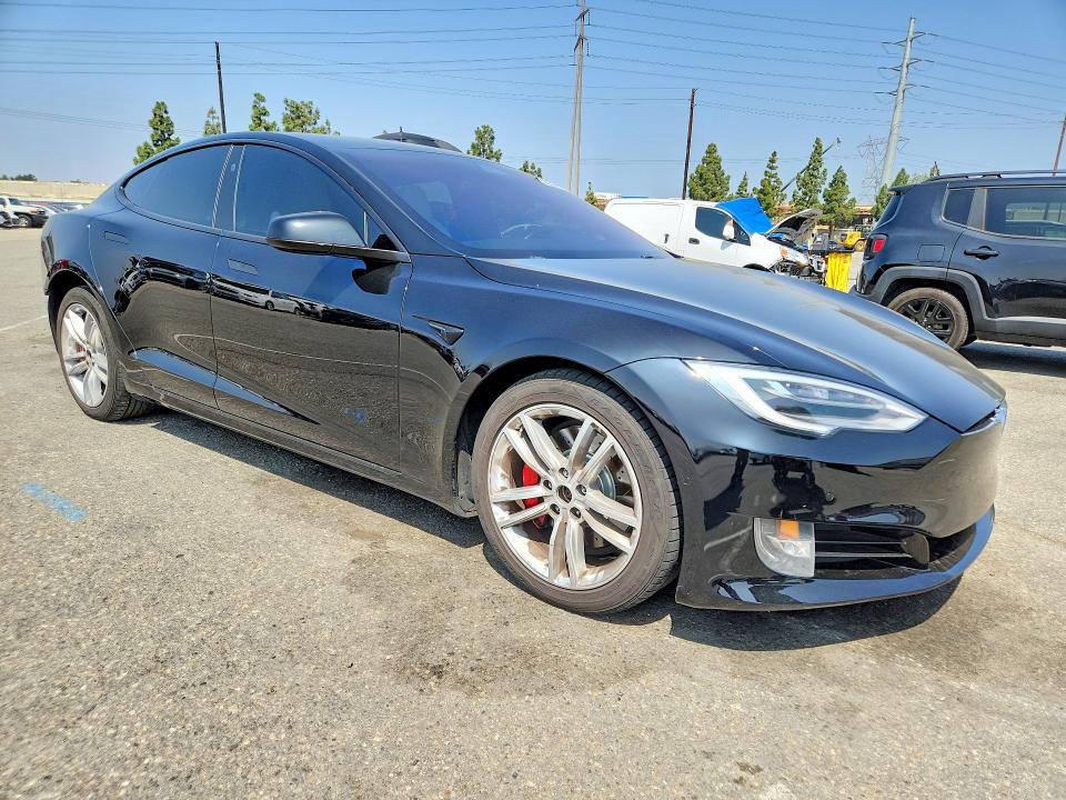 2019 Tesla Model s VIN 5YJSA1E20KF331817 COPART salvage auction — REAR END, Ca - Salvage Certificate, sold $11,400 on 2026-07-16 (photo 4)