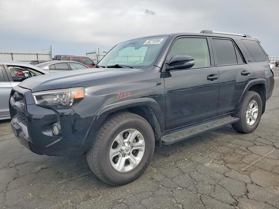 2019 Toyota 4runner VIN JTEZU5JR0K5211027 COPART salvage auction — REAR END, Ca - Salvage Certificate, sold $10,900 on 2026-07-09 (photo 1)